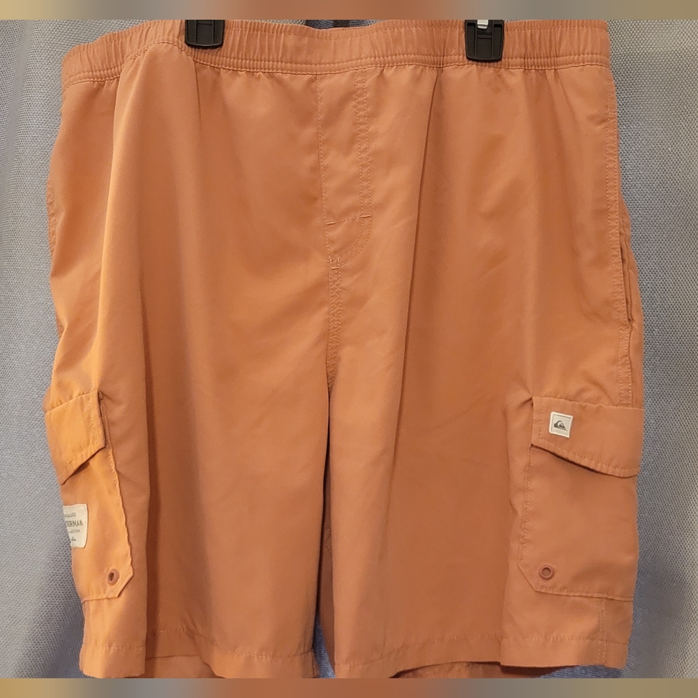 Quiksilver Men's Orange Cargo Shorts